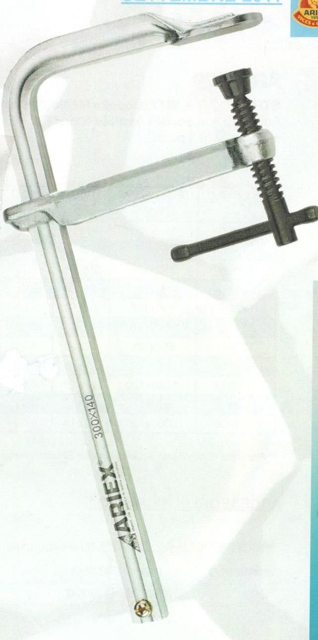 Strettoio a vite mm 250x120 a F modello carpentiere ARIEX