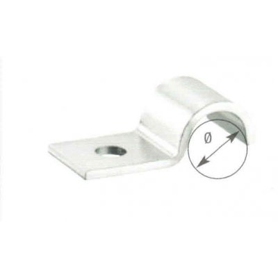 Cavallotto a 1 foro mm 8 in ferro zincato