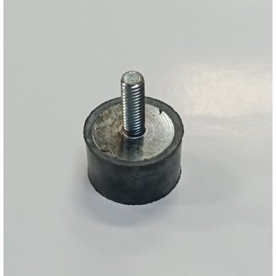 Antivibrante cilindrico filetto Ma 6 base mm 25 x15