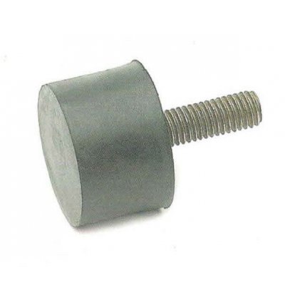 Antivibrante cilindrico filetto Ma 12 base mm 60 x 20