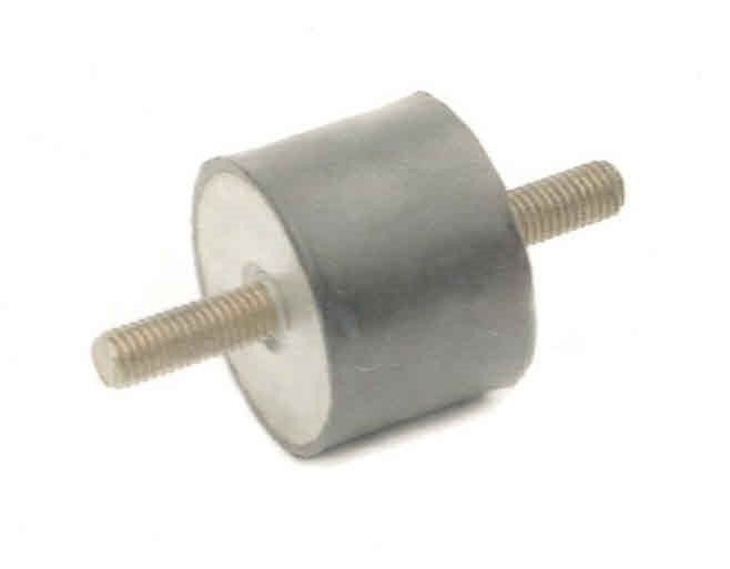 Antivibrante cilindrico a doppio filetto Ma  5 corpo mm 15 x 20