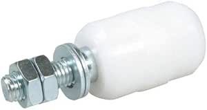 Rullo di guida in nylon d. mm 25 x 35 per cancelli scorrevoli