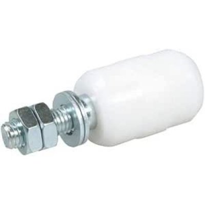 Rullo di guida in nylon d. mm 25 x 35 per cancelli scorrevoli
