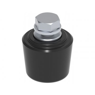 Rullo di guida in nylon conica d. mm 37 per cancelli scorrevoli FAC 111