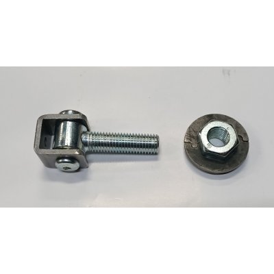 Cardine regolabile Ma 18 per cancello a battente con dado e rondella