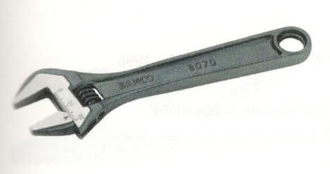 Chiave inglese regolabile a rullino, 12' apertura massima mm 34 BAHCO 8073