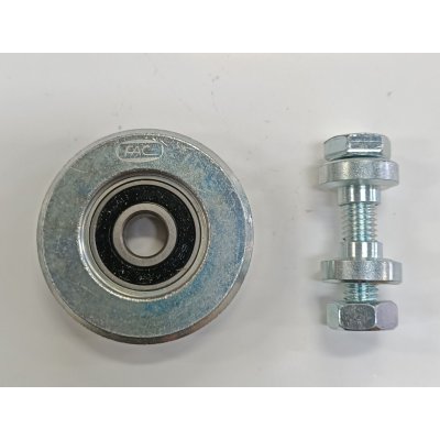 Ruota gola quadra d. mm 60 a 1 cuscinetto per cancelli scorrevoli FAC 302