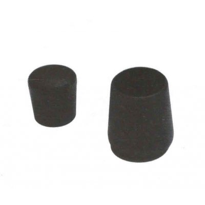 Tappo calzante esterno mm 16 in PVC colore nero