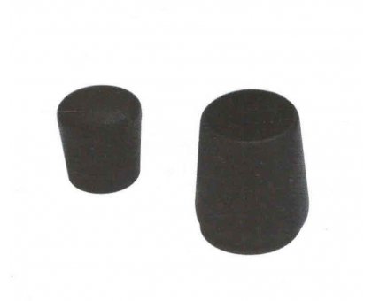 Tappo calzante esterno mm 28 in PVC colore nero
