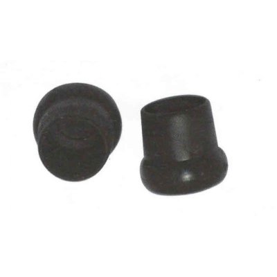 Tappo calzante esterno a pera mm 30 in PVC colore nero