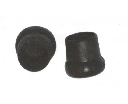Tappo calzante esterno a pera mm 30 in PVC colore nero