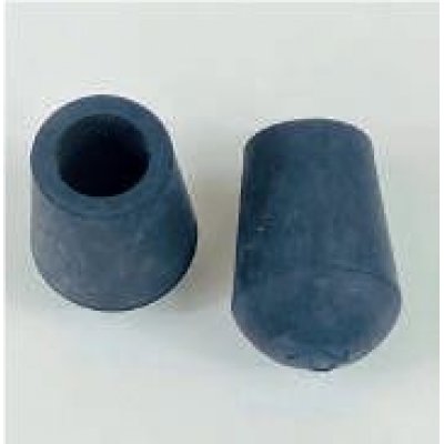 Tappo calzante bombato mm 10 in gomma colore nero