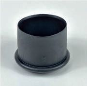 Tappo calzante esterno mm 50 per piede letto in PVC colore nero