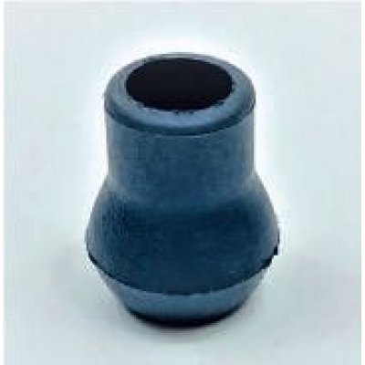 Puntale a pera tondo mm 20 in gomma x bastoni