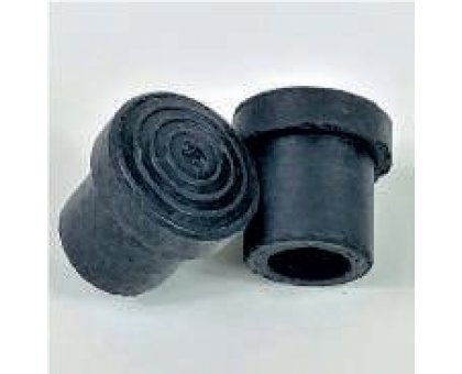 Puntale interno mm 20 in gomma colore nero
