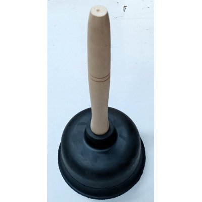 Sturatore a ventosa in gomma nera pesante Ø 150 mm