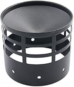 Terminale scarico d. 8 mm in accaio inox verniciato NERO