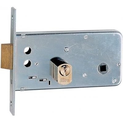 Serratura infilare per fascia ISEO 725600 entrata 60 con cilindro tondo mm 26 sfacettato