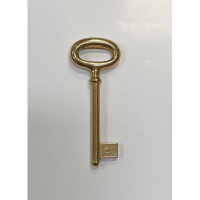 Chiave patent DELTA in ottone lucido