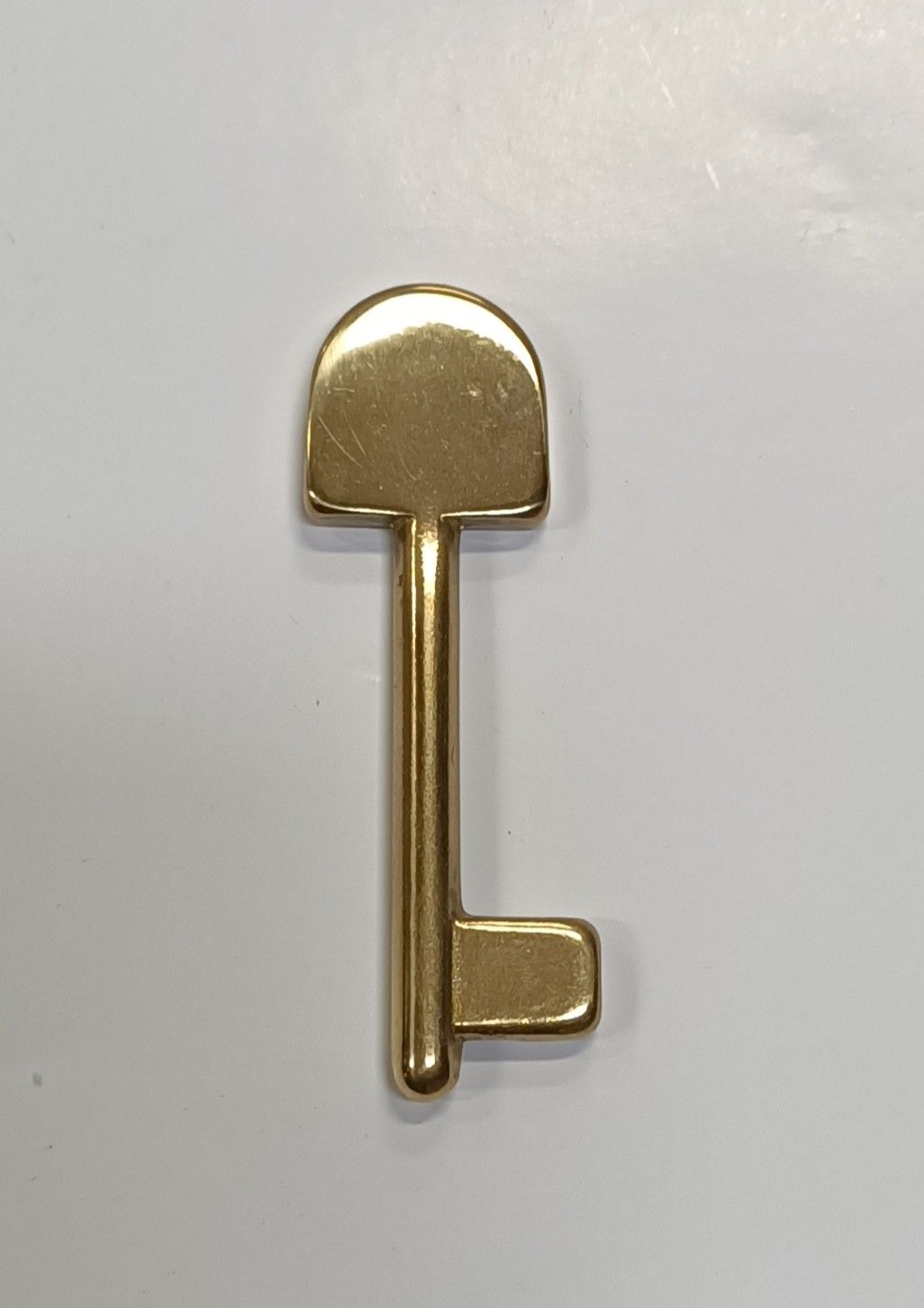 Chiave patent GIOIA in ottone lucido