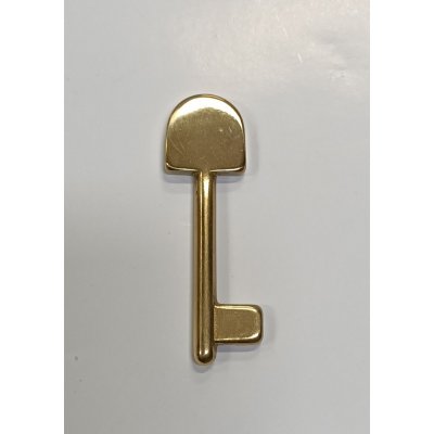 Chiave patent GIOIA in ottone lucido