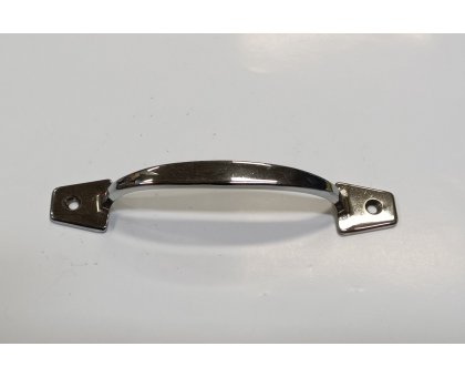 Maniglia MANETTINA LISCIA in ottone cromato interasse fori mm 118