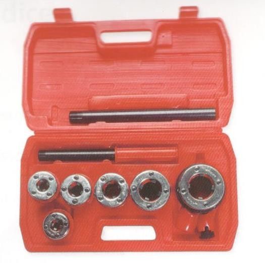 Set 5 filiere a cricco per filettature a mano da 1/4' 3/8' 1/2' 3/4' 1' 1 1/4' HIT