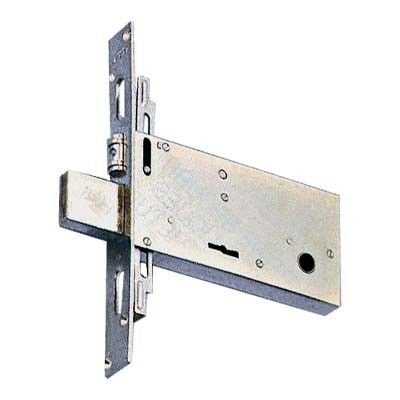 Serratura infilare doppia mappa con rullo+catenaccio NUOVA FEB 6803R/SA aste non comprese