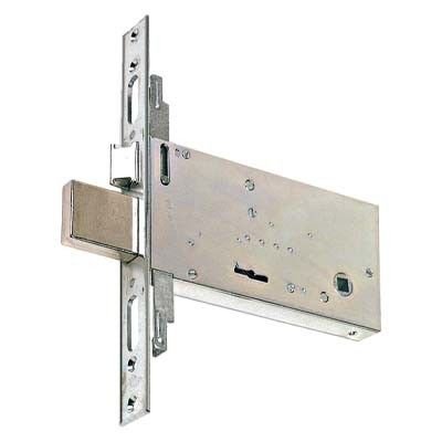 Serratura infilare doppia mappa con scrocco+catenaccio NUOVA FEB 6893 aste non comprese