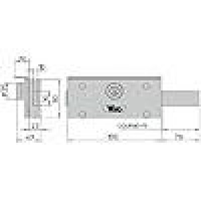 Serratura blindata per serrande e porte in ferro VIRO 4201