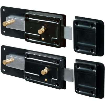 Serratura da applicare / Ferroglietto VIRO 1.7853 con scrocco entrata mm 60