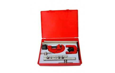 Kit idraulico 7 pz tagliatubo svasatore flangitubi piegatubi in valigetta BURG