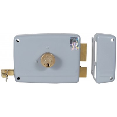 Serratura da applicare entrata mm 50 Destra VIRO 1.7502.0712.1 con cilindro staccato , 2 mandate