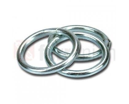 Anello ferro zincato mm  50 filo mm  8,0 saldato