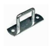 Piastra con cavallotto a maglia rettangolare mm 24x15