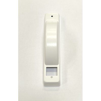 Placca per avvolgitore semincasso per riduttori SR-8 in alluminio laccato BIANCO