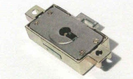 Serratura ad aste rotanti FASEM 550 con CATENACCIO LUNGO mm 30 destra scatola in zama ottonata