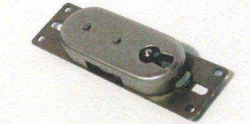 Serratura a stringa ad incasso FASEM 27 scatola in ferro grezzo bordo quadro