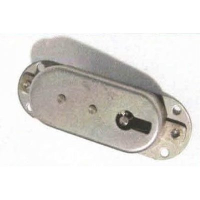 Serratura a stringa ad incasso FASEM 28T scatola in ferro grezzo bordo tondo