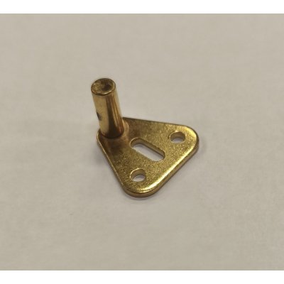 Perno regolabile ottonato x serratura ad asta rotante