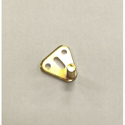 Perno regolabile ottonato x serratura ad asta rotante