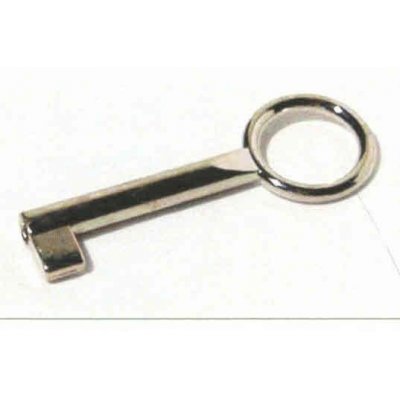 Chiave anello TONDO stelo piccolo in zama BRONZATA