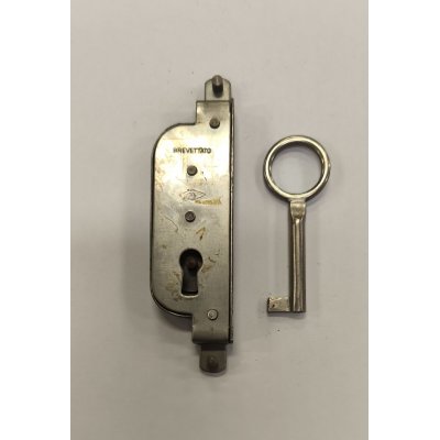 Serratura a stringa da infilare CAF 210 Sinistra scatola in ferro grezzo bordo tondo