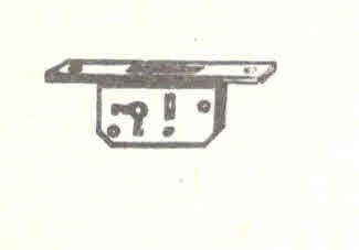 Serratura da infilare CAF 460 Destra entrata mm 12,5 scatola in ferro grezzo bordo tondo