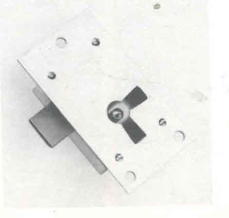 Serratura ad incasso CAS 48 entrata mm 15 Destra dorso ferro ottonato