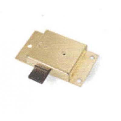 Serratura ad incasso CAS 48 entrata mm 15 Destra dorso ferro ottonato