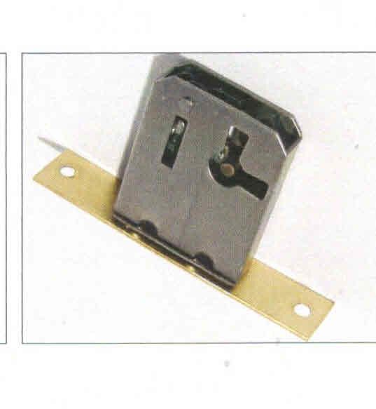 Serratura da infilare FASEM 14 Destra entrata mm 20 scatola in ferro grezzo bordo quadro ottone