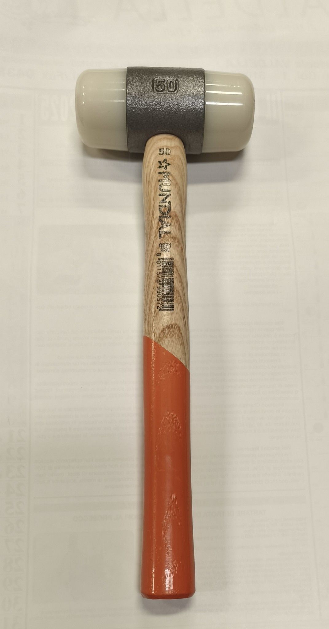 Mazzuola teste in nylon d. mm 50 Mundial 0371