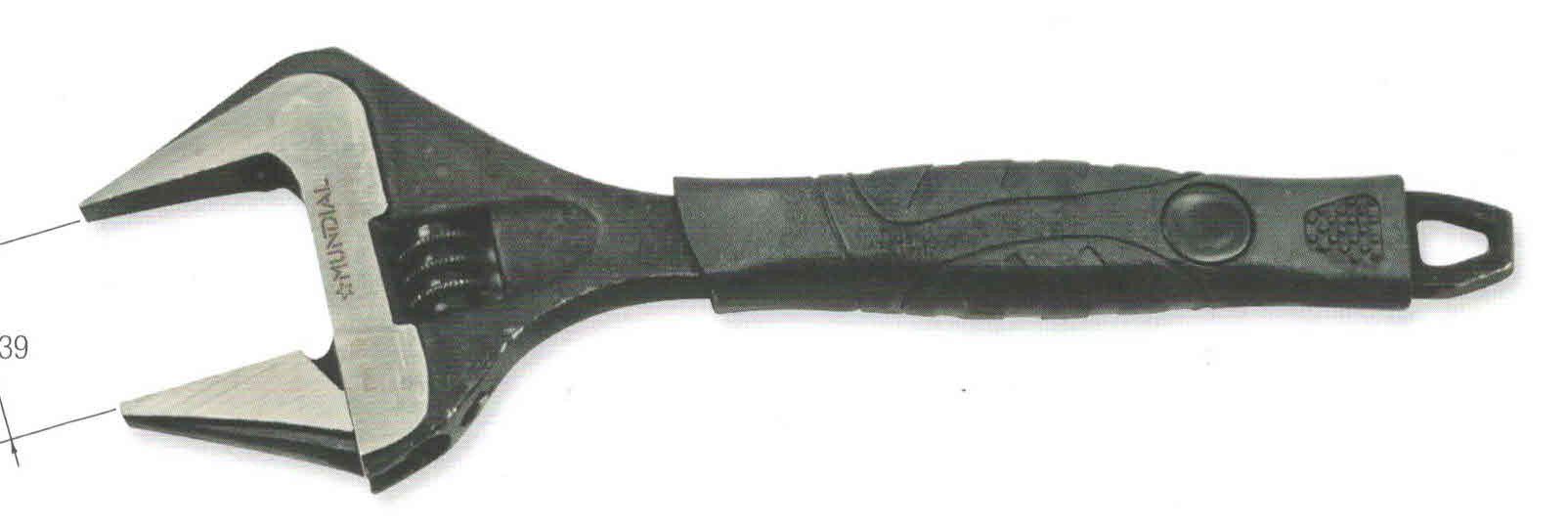 Chiave regolabile a rullino apertura maggiorata mm 39 Mundial 1072