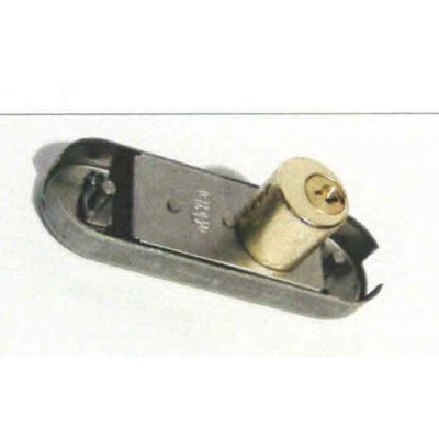 Serratura a stringa FASEM 26/C con cilindro tondo scatola in ferro grezzo bordo tondo